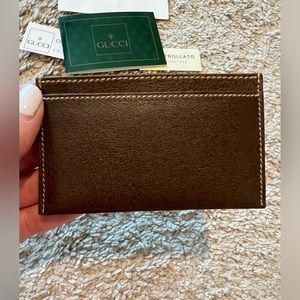 GUCCI Cardholder Brown made in Italy